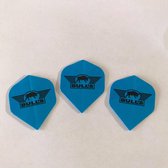 Bulls Dart Flights Blauw 3 stuks