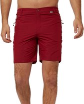 Regatta Highton Korte Wandelbroek / Outdoor Broek - Rood - Heren  - Maat XL