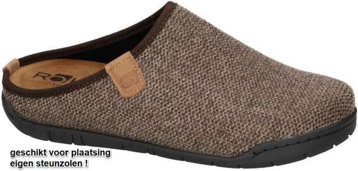 Rohde -Heren - bruin - pantoffel/slippers - maat 43 | bol.com