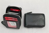 Bags And Wallets - Creditcardhouder -  met metalen ritssluiting - Unisex -  Old River - 999 - Zwart