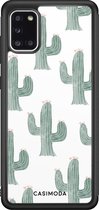 Samsung A31 hoesje - Cactus print | Samsung Galaxy A31 case | Hardcase backcover zwart