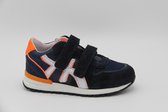 Hip- h1112 blauwe sneaker met oranje en witte accenten- maat 31