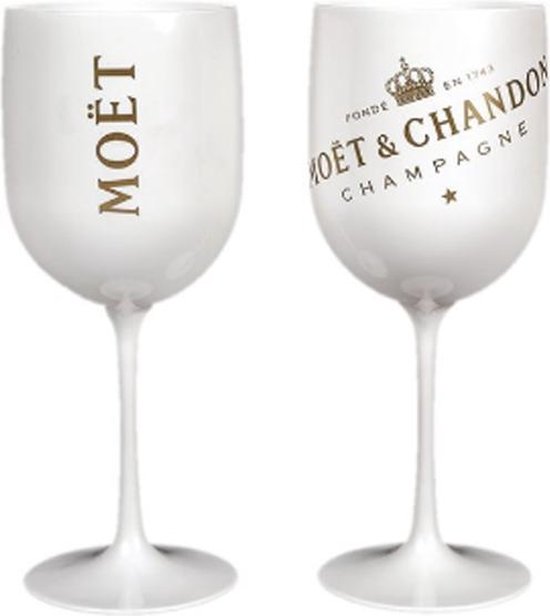 Moët & Chandon Ice - 12 stuks Champagne Glazen (Wit) - Acryl - Moët & Chandon