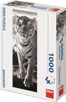 Panoramische puzzel van de Tijger - legpuzzel van 1000 stukjes voor kinderen en volwassenen
