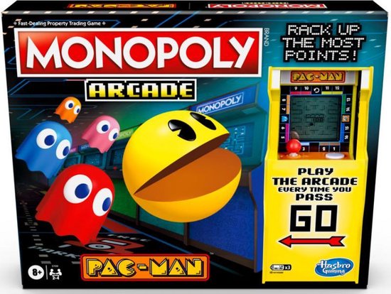 Thumbnail van een extra afbeelding van het spel Monopoly Arcade Pacman |Bordspel |