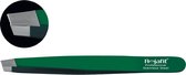 Rojafit Professionele Pincet schuin 9,5 cm-Ultramarine Green