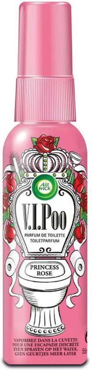 Air Wick V.I.Poo Parfum de toilette Princess Rose - 55 ml | bol.com
