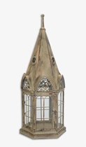Lantaarn - Klassieke lantaarn tin - Toren - 57,5 cm hoog