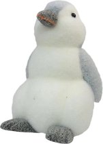 Peha Decoratiebeeld Pinguïn 22 Cm Wit/grijs