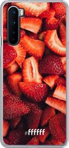 OnePlus Nord Hoesje Transparant TPU Case - Strawberry Fields #ffffff