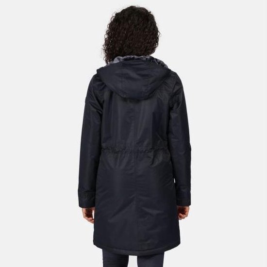 MARIKOO Soulinaa Outdoor parka voor dames, korte jas, outdoorjas, waterdicht, met capuchon, wijn, XS