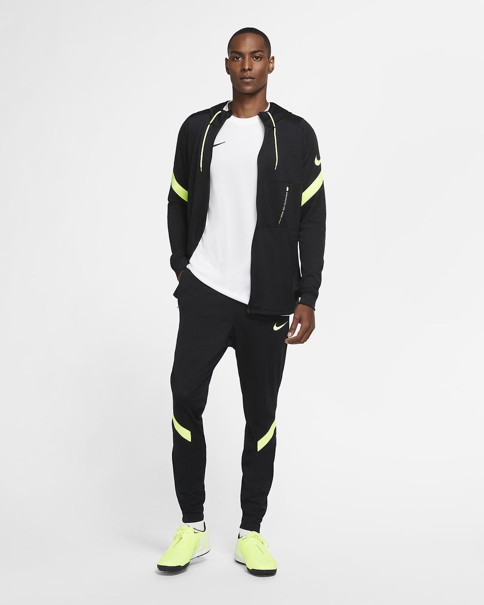 servet vloek Ter ere van Nike Dry Strike trainingspak heren zwart/geel | bol.com