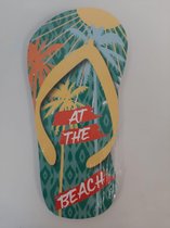 wanddecoratie van een slipper