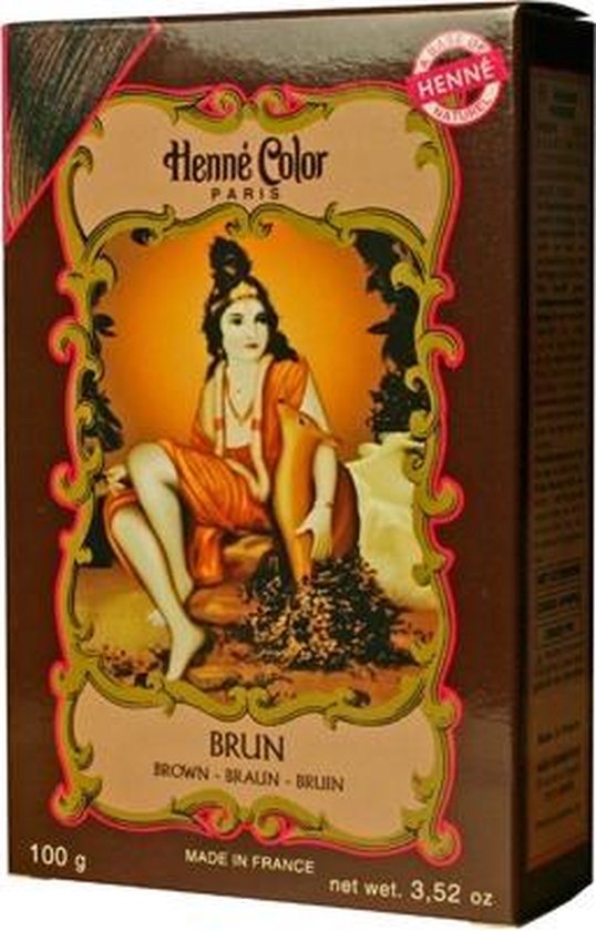 Henna poeder permanente haarkleuring Brun / bruin 100 gram | bol.com