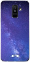 Samsung Galaxy A6 Plus (2018) Hoesje Transparant TPU Case - Star Cluster #ffffff