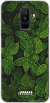 Samsung Galaxy A6 Plus (2018) Hoesje Transparant TPU Case - Jungle Greens #ffffff
