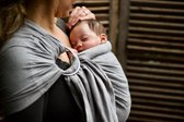 Ringsling Pure Baby Love - donkergrijs
