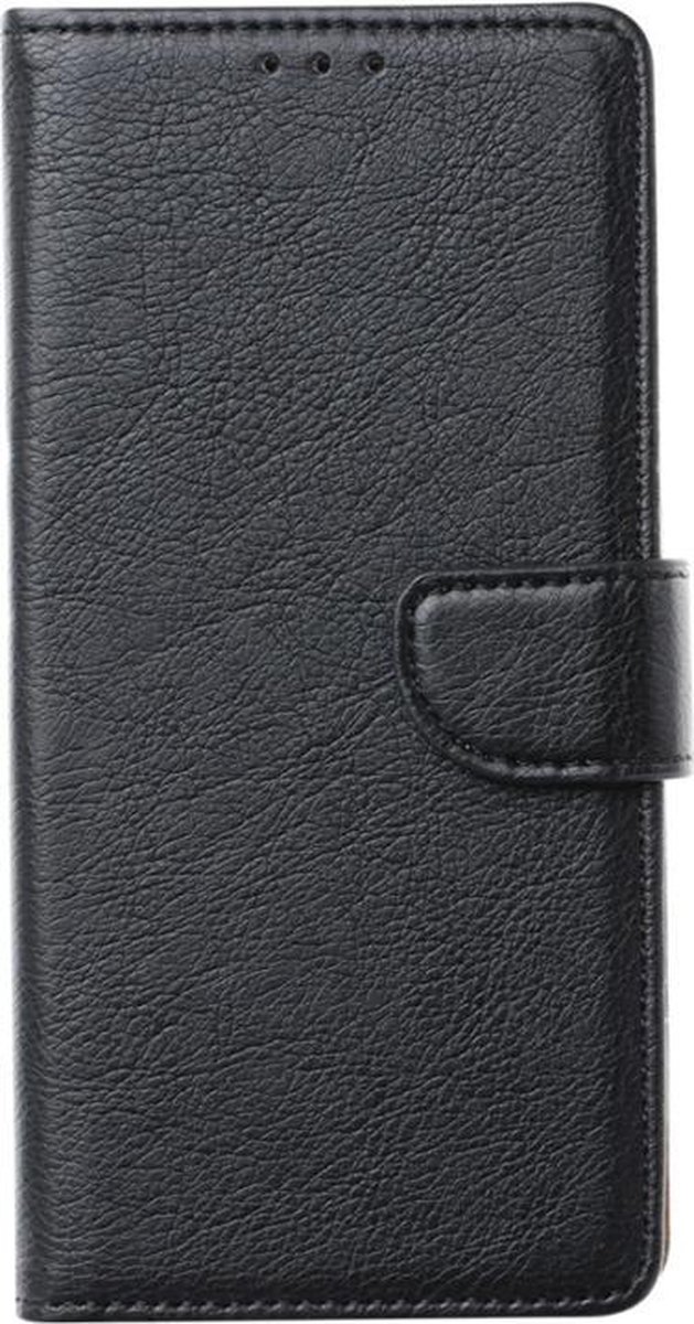 MM&A PU Lederen Wallet Book Case Hoesje - Portemonnee - geschikt voor Apple iPhone 7 – Apple iPhone 8 - Apple iPhone SE (2020) - Apple iPhone SE (2022) – Met Stand – Kaarthouder – Card Case – Pasjes Houder – Magneet Sluiting – Bookcase – Zwart