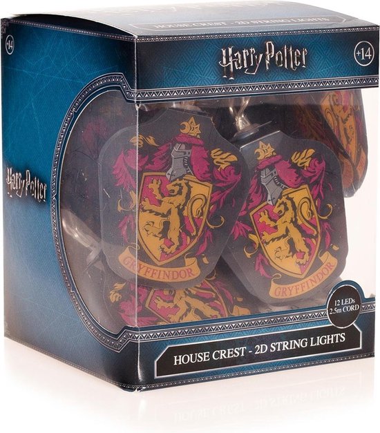 Groovy Luci A Stringa 2D Harry Potter Hogwarts, Decorazione Luminosa A Tema Per Cameretta, Festa A Tema Magico