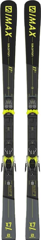 Salomon Ski S/Max X7 Ti - Zwart/Geel - Lengte 160 cm | bol.com