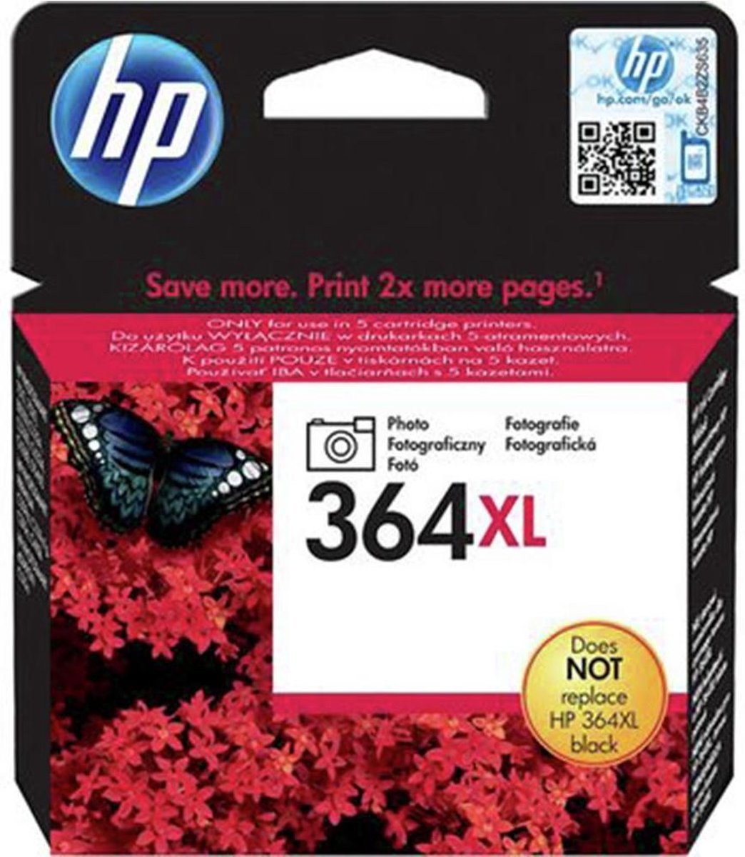 HP 364XL - Fotoinktcartridge / Hoge Capaciteit - HP