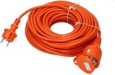 Verlengsnoer - Spatwaterdicht IP44 - Met randaarde - 20 meter - Verlengsnoer - Verlengsnoer - 20 meter - Verlengsnoer - Spatwaterdicht IP44 - Met randaarde - 20 meter - Oranje - Verlengsnoer 