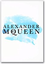 Canvas Experts Schilderij Doek Met Exclusieve Alexander Mqueen Afdruk Maat 60x90CM *ALLEEN DOEK MET WITTE RANDEN* Wanddecoratie | Poster | Wall Art | Canvas Doek |muur Decoratie |