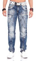 Cipo & Baxx Jeanshose mit integriertem Gürtel