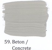 Wallprimer 1 ltr op kleur59- Beton