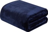MerryLife - Warm & Zacht - fleece deken - 152x230cm - Blauw