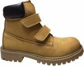 SHO.E.B.76 2 velcro's lederen Timber bottine S501 Okergeel mt 36