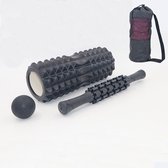 OEM’s Pilates, Fitness en Yoga set - Foam Roller, Ab Wheel en Massage Bal - 4 kleuren