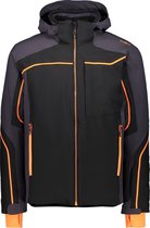 CMP Wintersportjas - Maat 58  - Mannen - zwart/oranje
