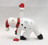 Snowman Doing Yoga