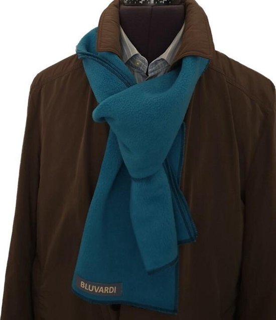 Bluvardi- Antipilling Fleece Sjaal - Vintage Blue