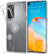 iMoshion Design voor de Huawei P40 hoesje - Paardenbloem - Wit