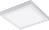 EGLO Connect Fueva-C - Wand/Plafondlamp - Wit en gekleurd licht - 300x300mm - Wit