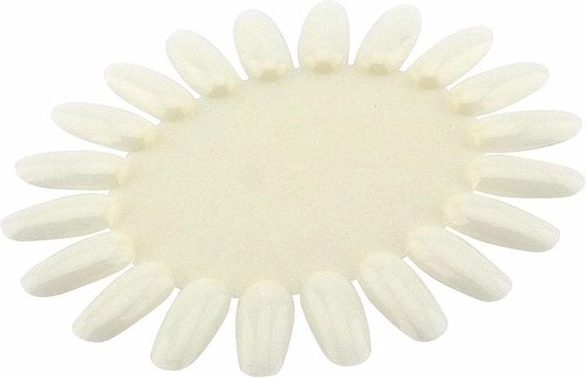 SUNONE Nagel Sjabloon Waaier Zon 20 Tips Melk