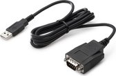 HP - Serial adapter - USB - RS-232 x 1 - black