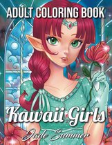Kawaii Girls - Jade Summer Coloring Book - Kleurboek voor volwassenen