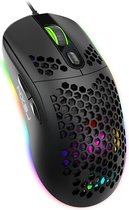 HXSJ X600 Laser Gaming Muis - Ultra licht - RGB Verlichting - 8000DPI