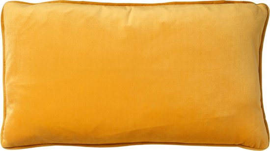 Dutch Decor FINN - Kussenhoes 30x50 cm - velvet - lendekussen - Golden Glow - geel - met rits