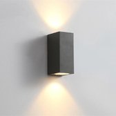 Wandlamp - Muurverlichting - Buiten wandlamp - Binnen wandlamp - Binnenlamp - Buitenlamp - GU10 - IP44