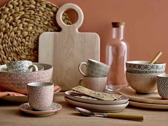 Bloomingville Stoneware Bloempot - Grijs Keramiek