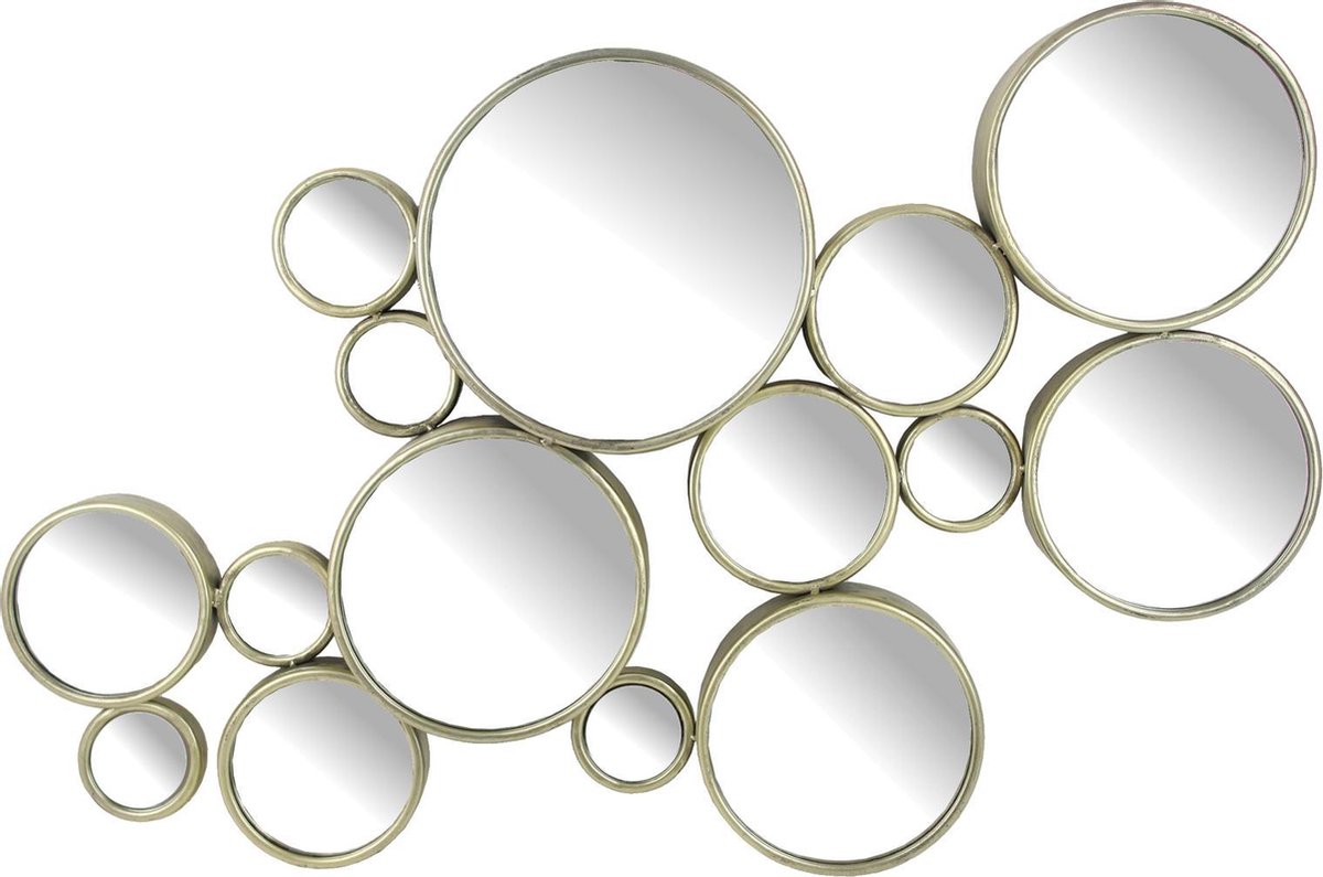 Wants&Needs Spiegel Metaal Zilver 106 X 10.5 X 63