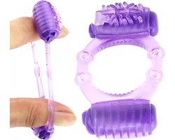 Vibrerende cock ring- Penisring- sex toys -paars