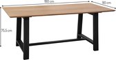 Eazy Living Eettafel 180 cm Cassandra Trapez