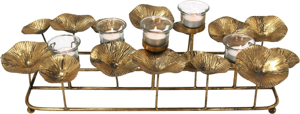 Kersten Candle Holder Gold 16x29x56cm