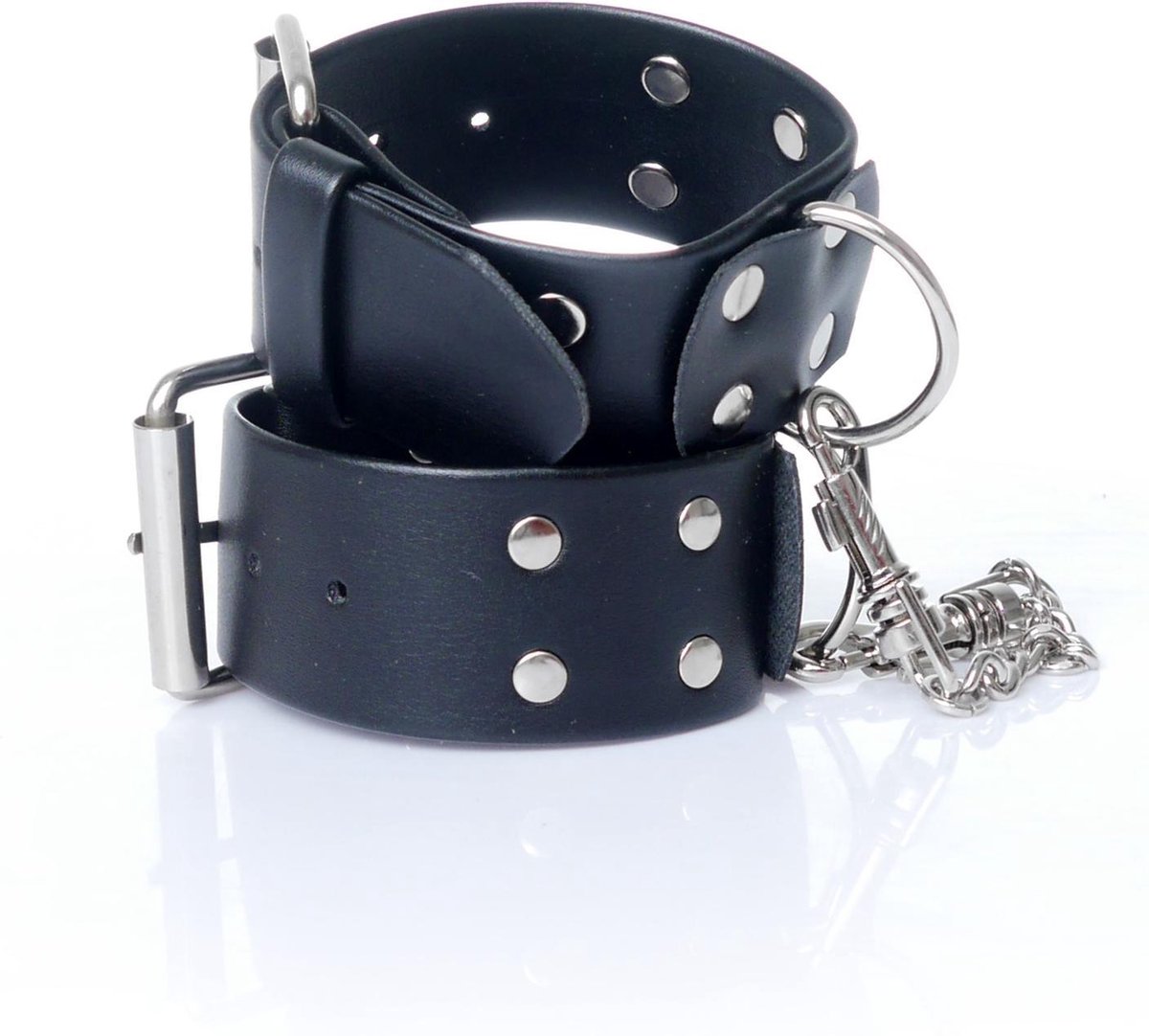 Goedkoopste Handboeien met studs - Fetish - 4 cm