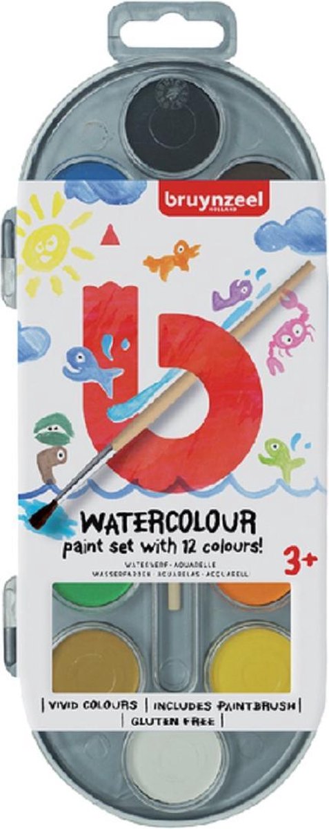 Bruynzeel Inspiring Young waterverf 12 napjes met penseel — afbeelding 9
